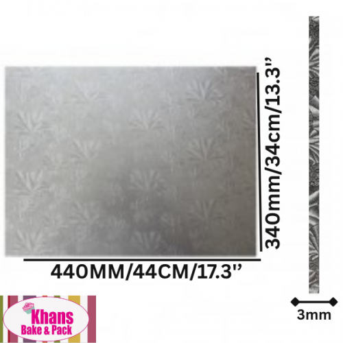 C/BOARD RECT 340*440 SILVER C/BOARD RECT 340*440 SILVER